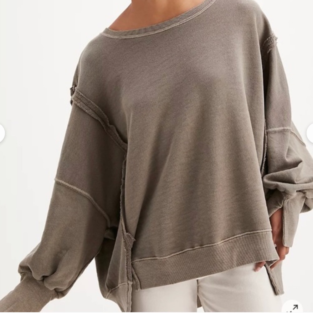 Free people / We The Free Camden Sweatshirt Green Size S